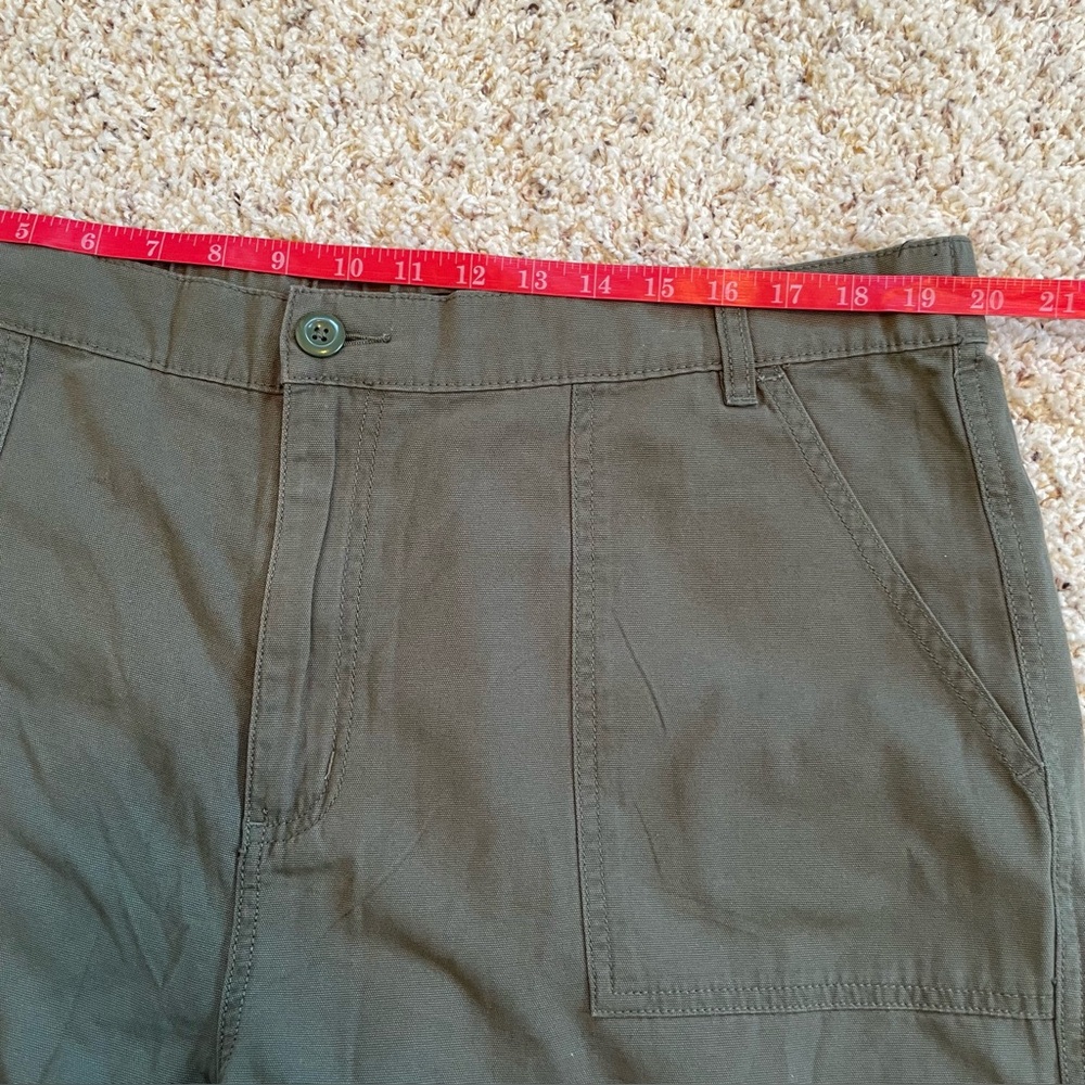 Aeropostale Mid Rise Utility Cargo Pants 100% Cotton Relaxed Fit - Picture 12 of 15